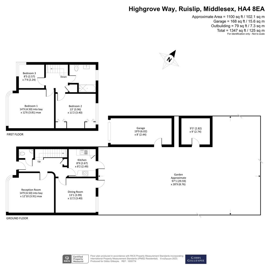 3 bedroom House for sale in Highgrove Way, Ruislip, Middlesex, HA4