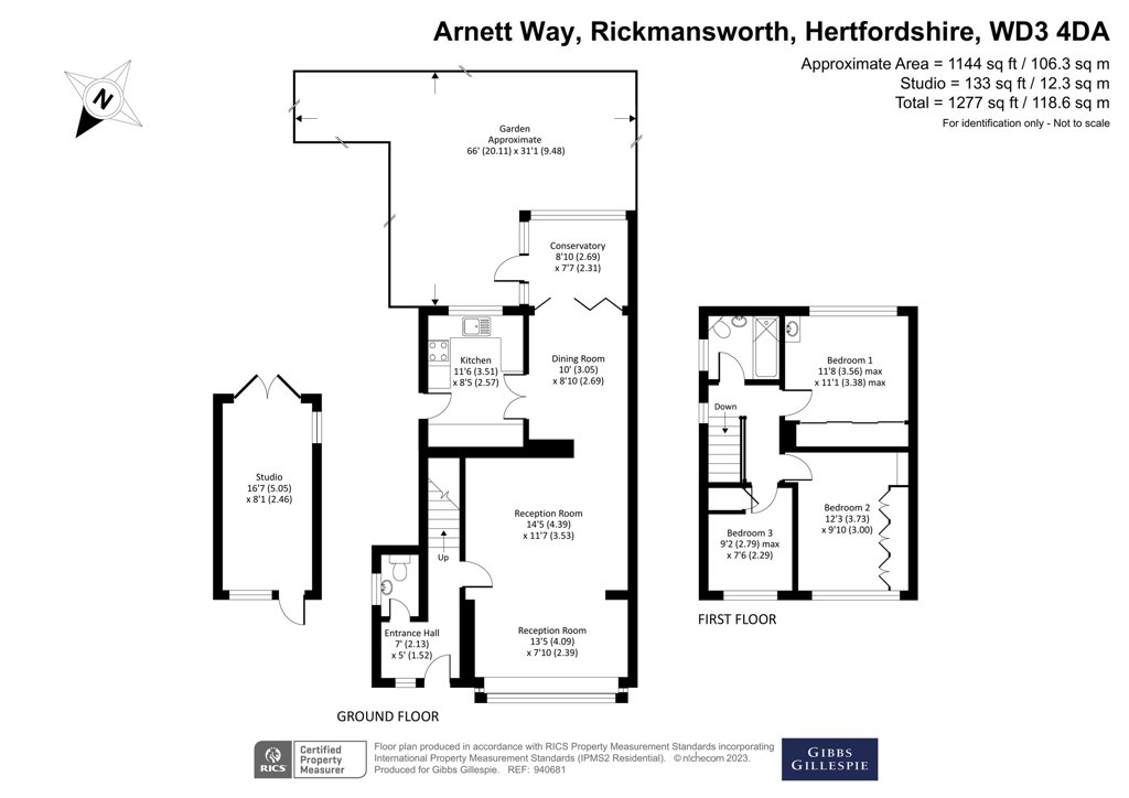 3 bedroom House for sale in Way, Rickmansworth, Hertfordshire