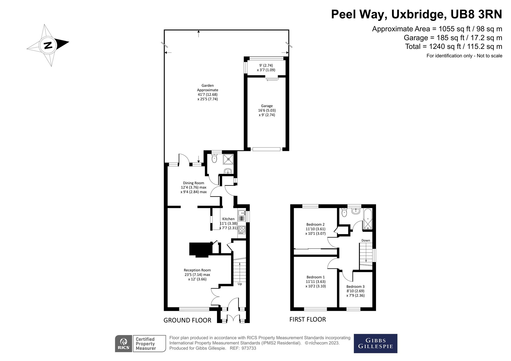 3 bedroom House for sale in Peel Way, Uxbridge, Hillingdon, UB8 Gibbs