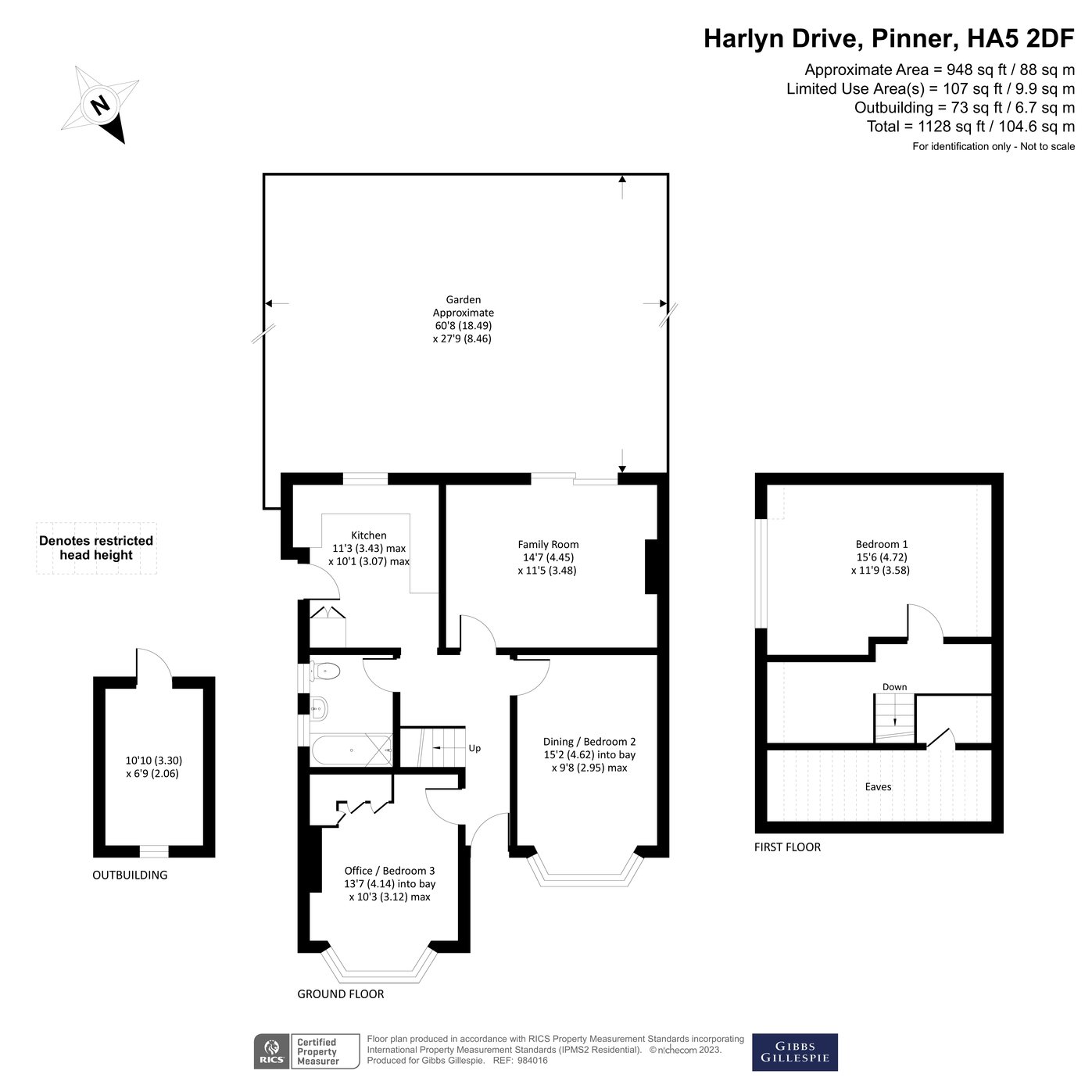 3 bedroom Bungalow for sale in Harlyn Drive, Pinner, Middlesex, HA5