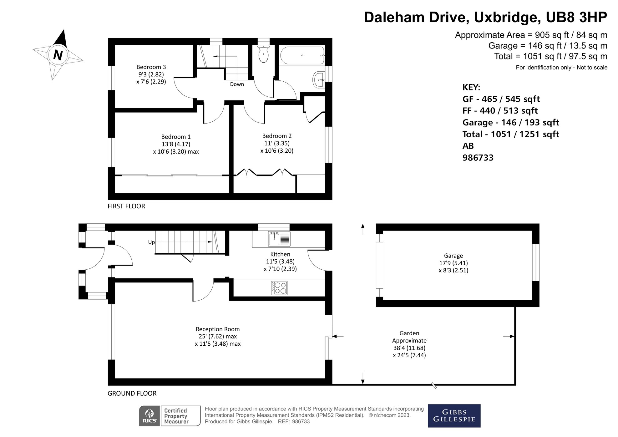 3 bedroom House for sale in Daleham Drive, Hillingdon, Uxbridge, UB8
