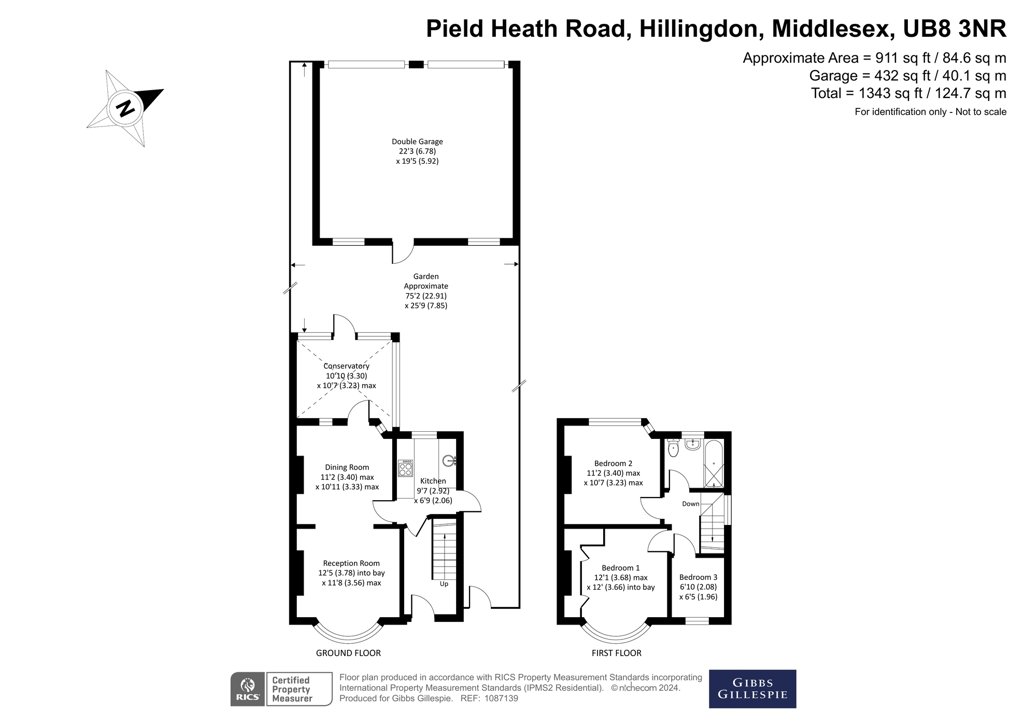3 bedroom House for sale in Pield Heath Road, Hillingdon, Middlesex