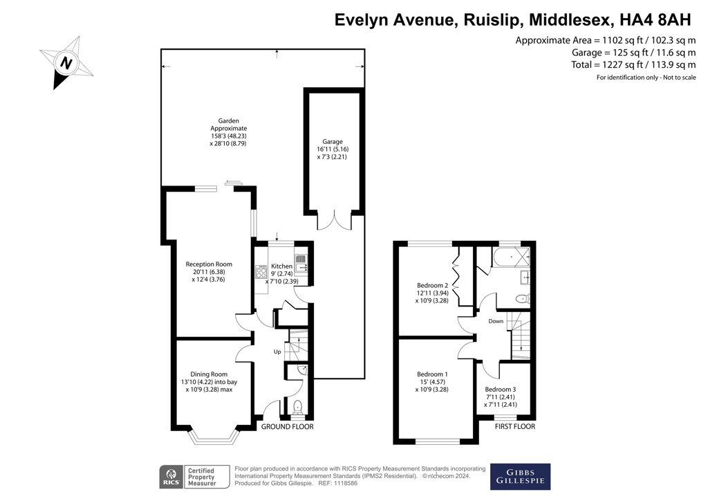3 bedroom House for sale in Evelyn Avenue, Ruislip, Middlesex, HA4