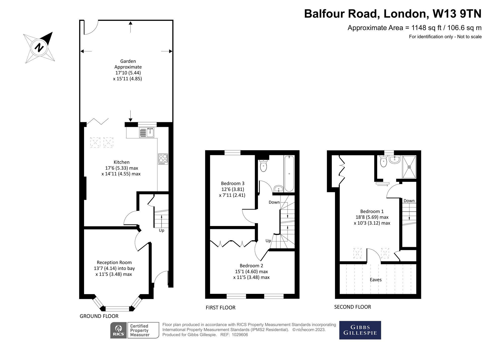 3 bedroom House for sale in Balfour Road, Northfields, London, W13