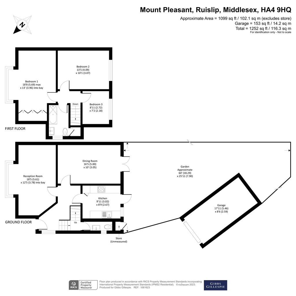 3 bedroom House for sale in Mount Pleasant, Ruislip, Middlesex, HA4 Gibbs Gillespie