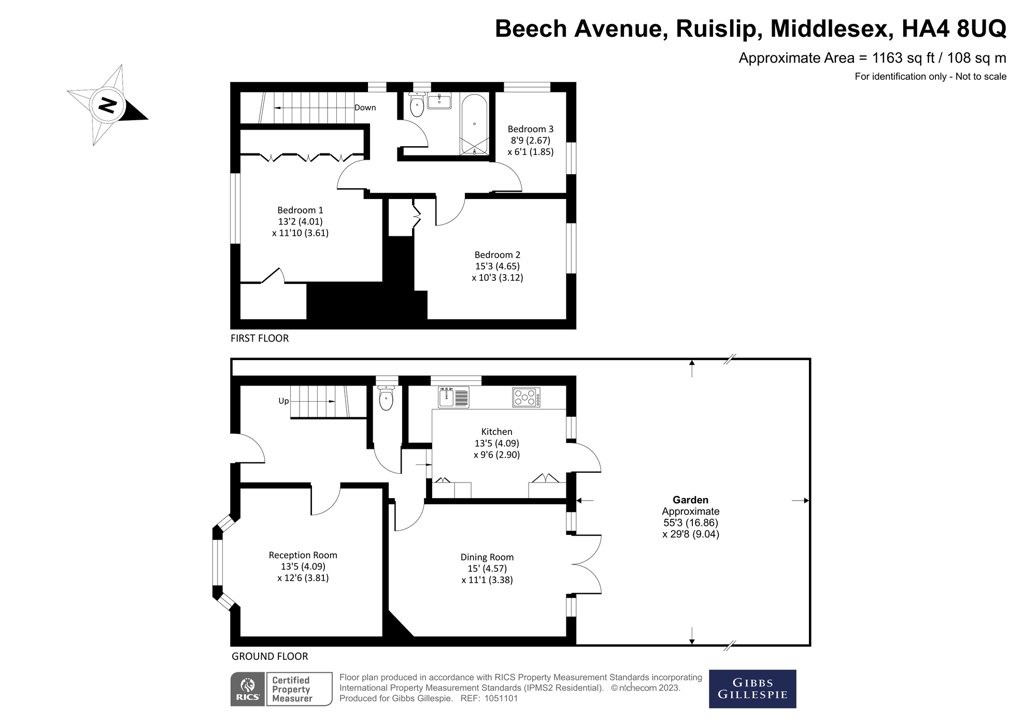 3 bedroom House for sale in Beech Avenue, Ruislip, Middlesex, HA4