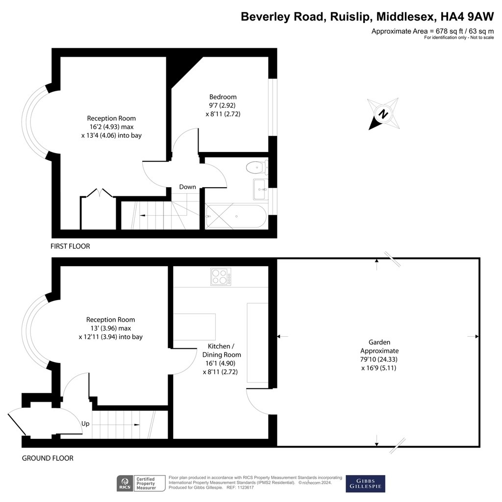 2 bedroom House for sale in Beverley Road, Ruislip, Middlesex, HA4