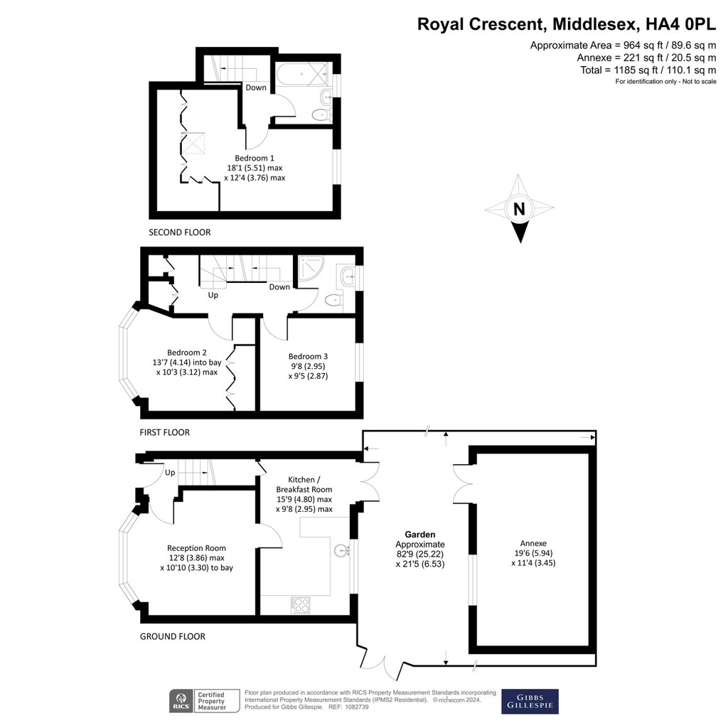 3 bedroom House for sale in Royal Crescent, Ruislip, Middlesex, HA4 Gibbs Gillespie