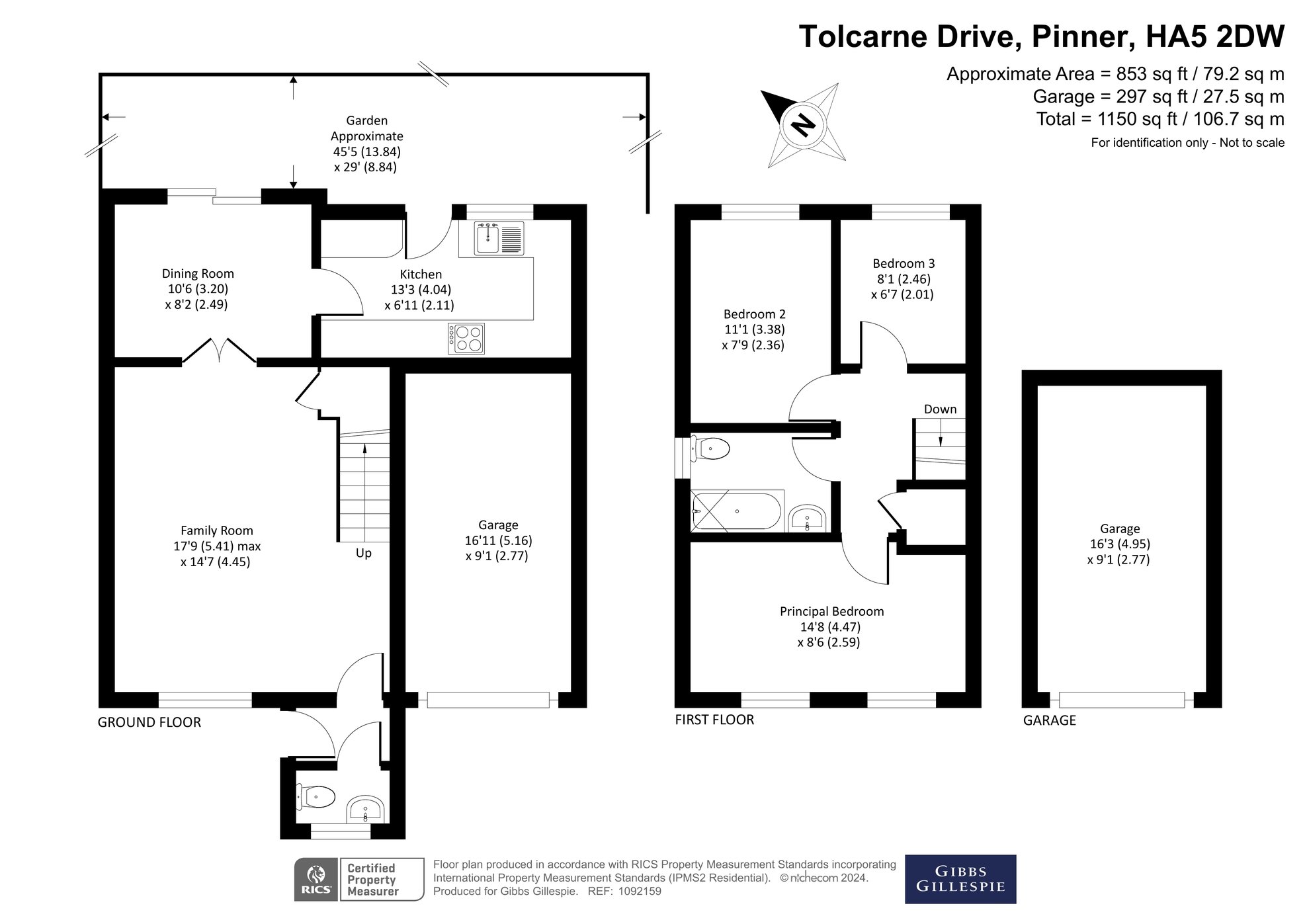 3 bedroom House for sale in Tolcarne Drive, Pinner, Middlesex, HA5