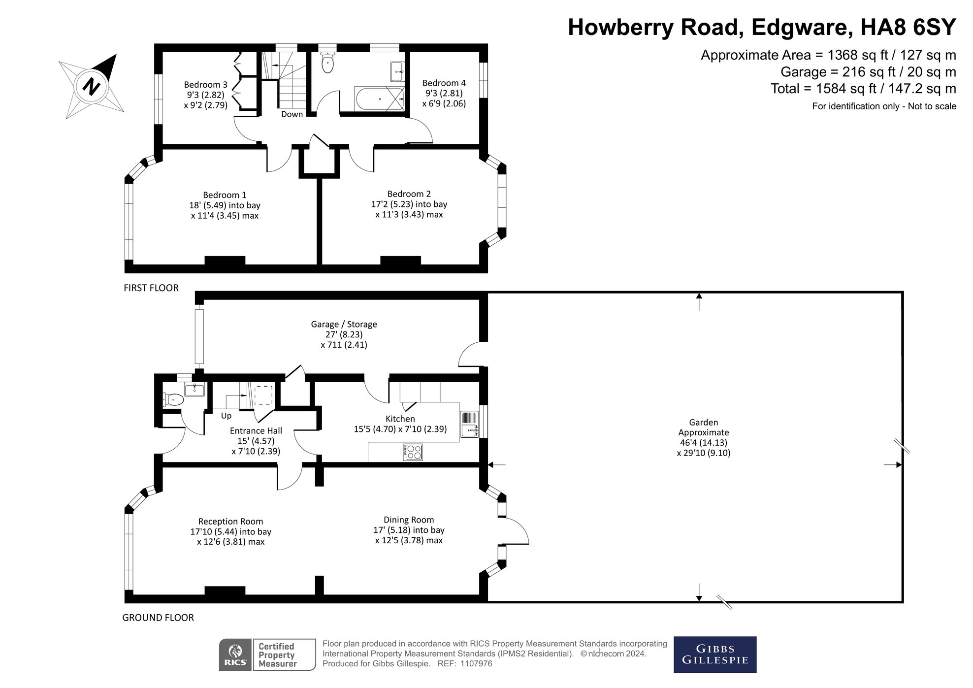 4 bedroom House for sale in Howberry Road, Edgware, HA8 Gibbs Gillespie