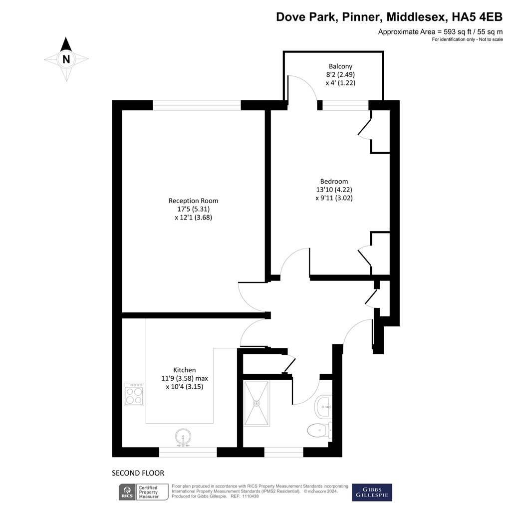 1 bedroom Flat/Apartment for sale in Dove Park, Pinner, Middlesex, HA5