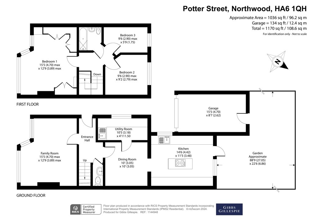 3 bedroom House for sale in Potter Street, Northwood, Middlesex, HA6
