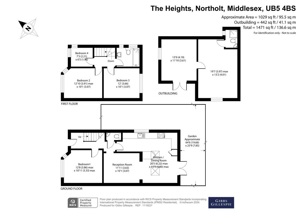 3 bedroom House for sale in The Heights, Northolt, Middlesex, UB5 Gibbs Gillespie